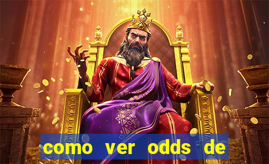 como ver odds de jogos passados